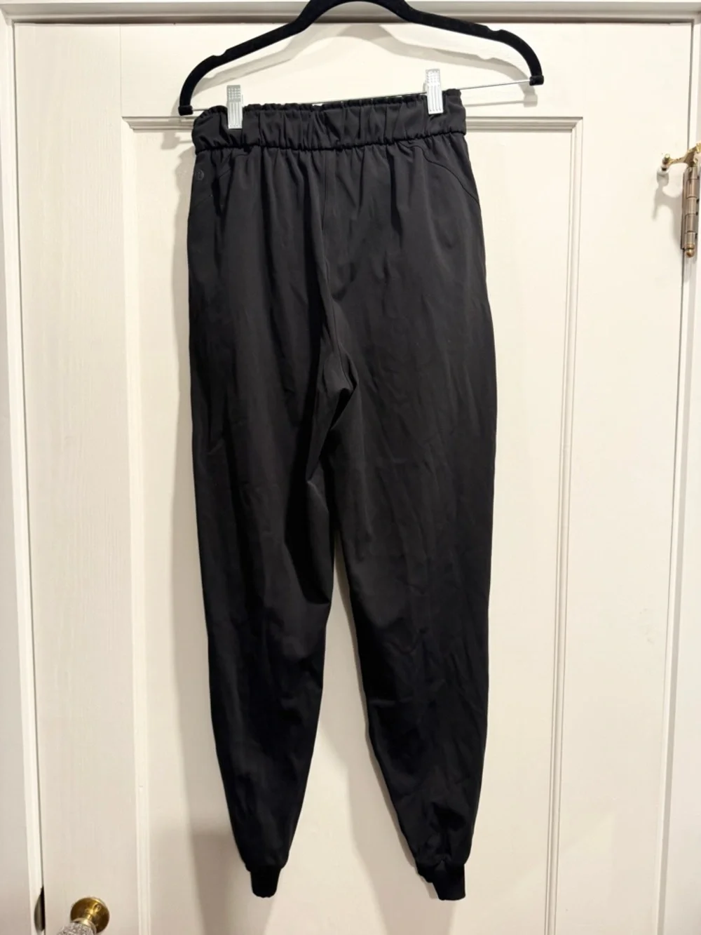 Lululemon Stretch High Rise Jogger Black Athletic Athleisure Outdoor Hiking Gym - Picture 10 of 11